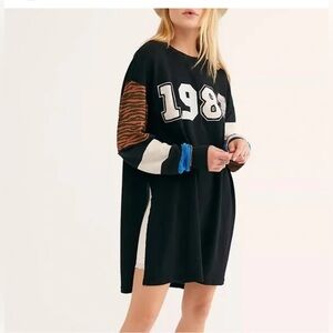 Free People Wildside Maxi Top Shirt Size Tunic Small